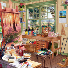 Ravensburger My Haven No.11, The Artist's Shed Jigsaw Puzzle (1000 Pieces)