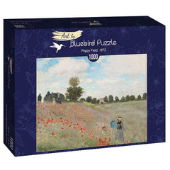 Bluebird Art Monet - Poppy Field, 1873 Jigsaw Puzzle (1000 Pieces)