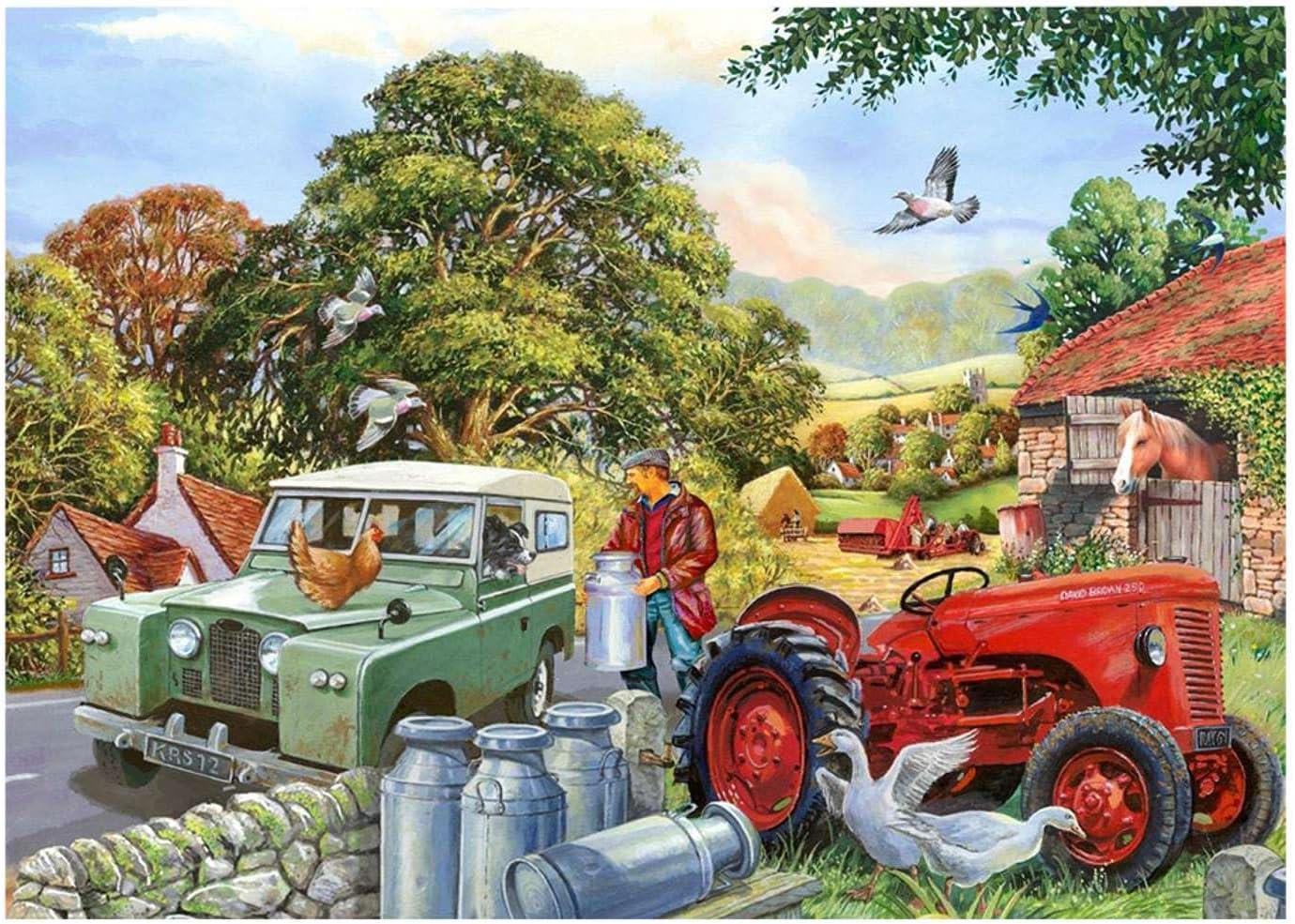 House of Puzzles Bob & His Dog BIG Jigsaw Puzzle (500 XL Pieces)