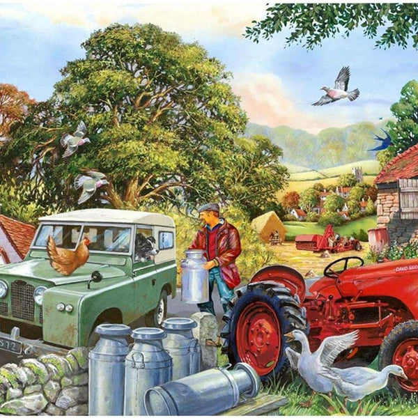 House of Puzzles Bob & His Dog BIG Jigsaw Puzzle (500 XL Pieces)