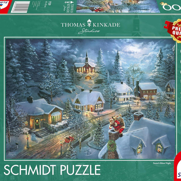 Schmidt Thomas Kinkade Santa's Silent Night Jigsaw Puzzle (1000 Pieces)