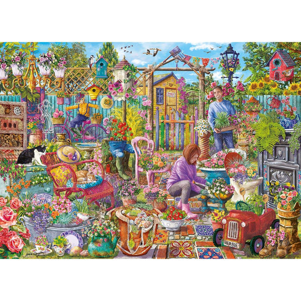 Gibsons Upcycled garden Jigsaw Puzzle (1000 Pieces)