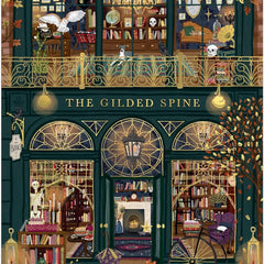 Galison The Gilded Spine Foil Jigsaw Puzzle (1000 Pieces)