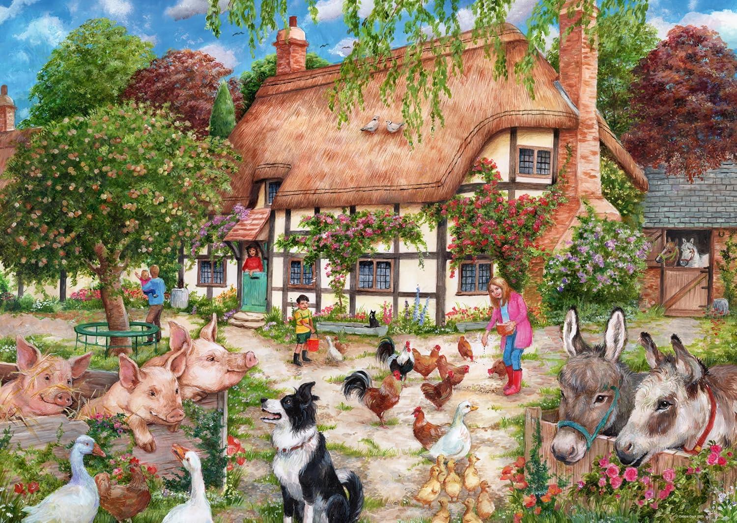 Ravensburger Farm Cottage Jigsaw Puzzle (1000 Pieces)