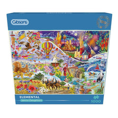 Gibsons Elemental Jigsaw Puzzle (1000 Pieces)