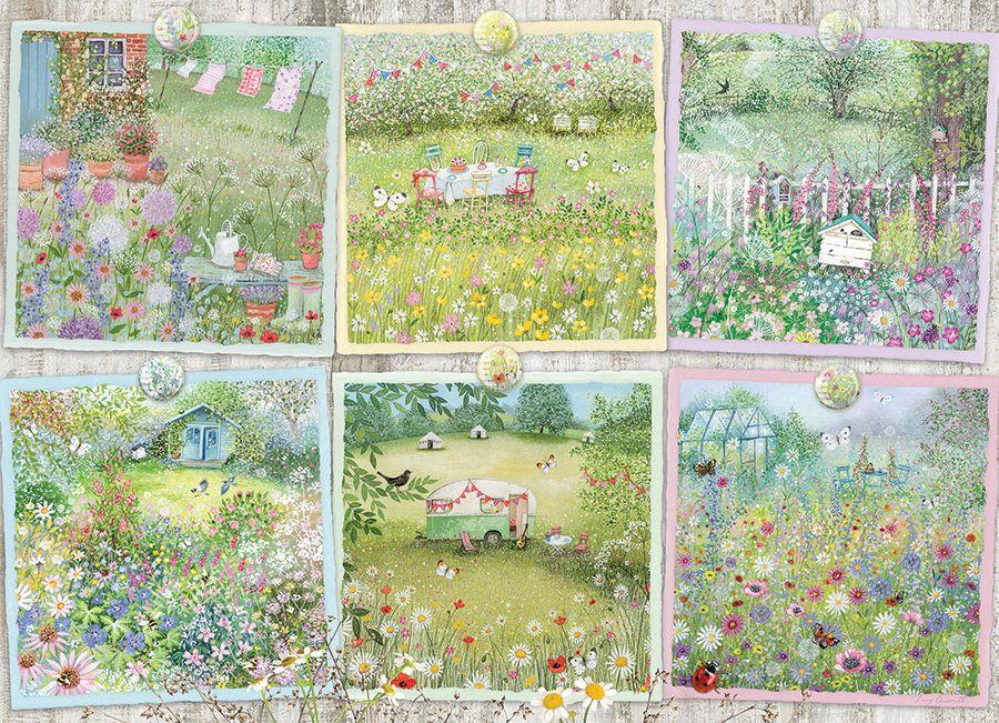 Cobble Hill Cottage Gardens Jigsaw Puzzle (1000 Pieces)