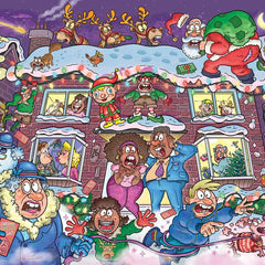 Wasgij Christmas 22 Not So Silent Night! Jigsaw Puzzle (2 x 1000 Pieces) JUNE