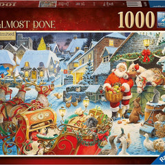 Ravensburger Almost Done Christmas Limited Edition Jigsaw Puzzle (1000 Pieces)