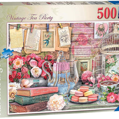 Ravensburger Vintage Tea Party Jigsaw Puzzle (500 Pieces)