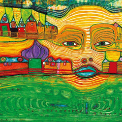 Bluebird Art Hundertwasser - Irinaland over the Balkans, 1969 Jigsaw Puzzle (1000 Pieces)