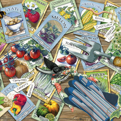 Otter House Veg Seed Packets Jigsaw Puzzle (1000 Pieces)