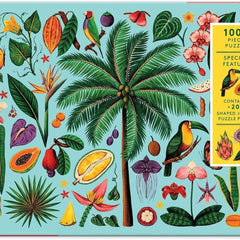 Galison Tropics Jigsaw Puzzle with Shaped Pieces (1000 Pieces)