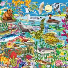 Otter House Water Wildlife Jigsaw Puzzle (1000 Pieces) DAMAGED BOX