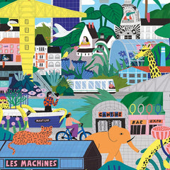 Pieces & Peace Nantes City Jigsaw Puzzle (2000 Pieces)