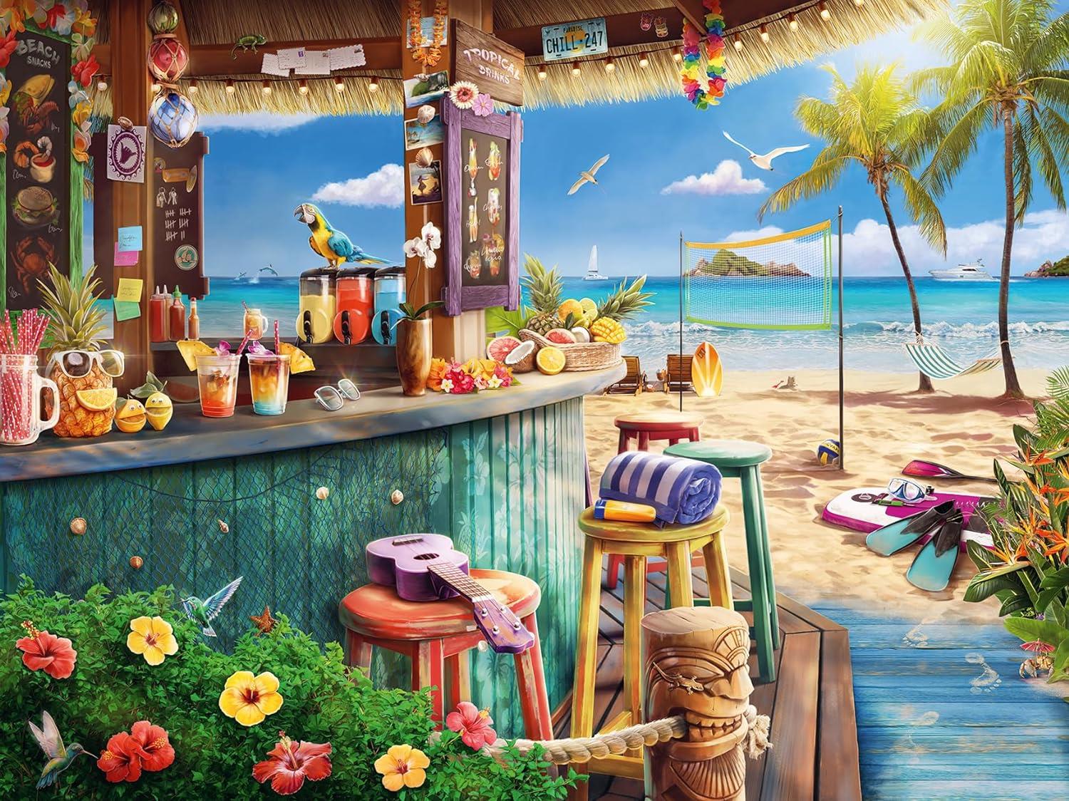 Ravensburger Beach Bar Breezes Jigsaw Puzzle (1500 Pieces) - DAMAGED BOX