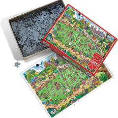 Cobble Hill Doodletown: Offside Antics Jigsaw Puzzle (1000 Pieces)