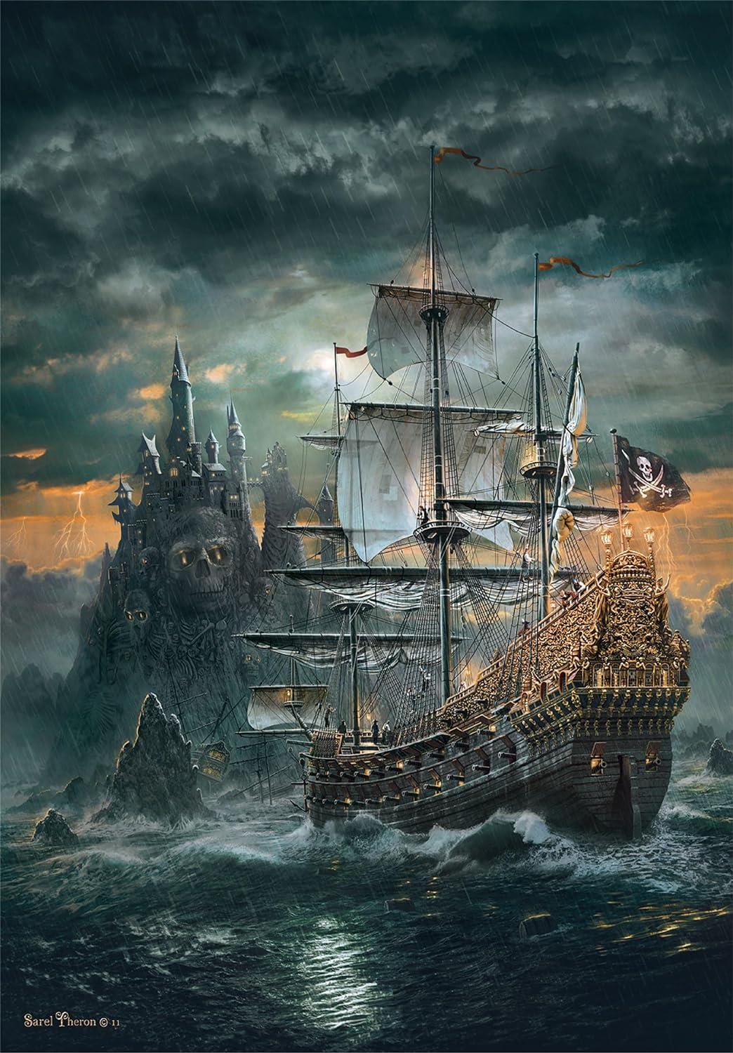 Clementoni The Pirate Ship Jigsaw Puzzle (1500 Pieces)