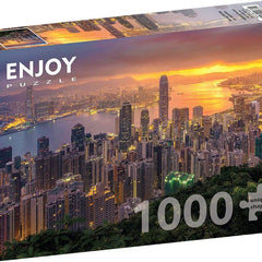 Enjoy Hong Kong at Sunrise Jigsaw Puzzle (1000 Pieces)