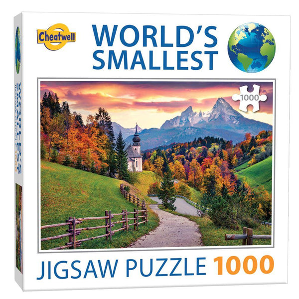 World's Smallest Jigsaw Puzzle - Bavarian Alps (1000 Pieces)