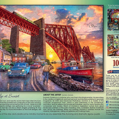 Ravensburger Forth Bridge at Sunset Jigsaw Puzzle (1000 Pieces) DAMAGED BOX