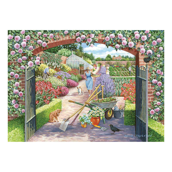 House of Puzzles Walled Garden Jigsaw Puzzle (BIG 250 XL Pieces)