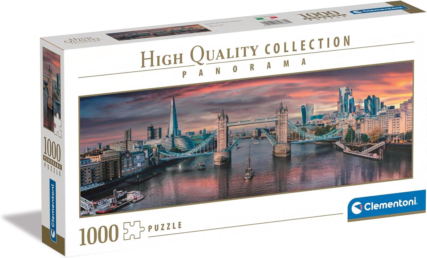 Clementoni Across The River Thames Panorama Jigsaw Puzzle (1000 Pieces)