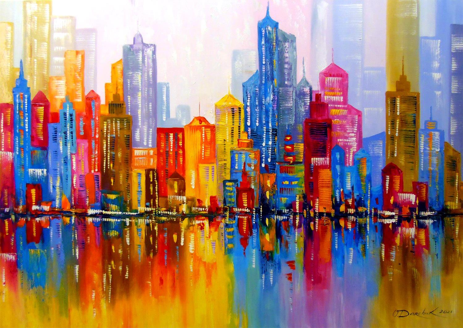 Enjoy Rainbow City Jigsaw Puzzle (1000 Pieces)