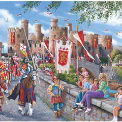House of Puzzles Castell Conwy Jigsaw Puzzle (1000 Pieces)