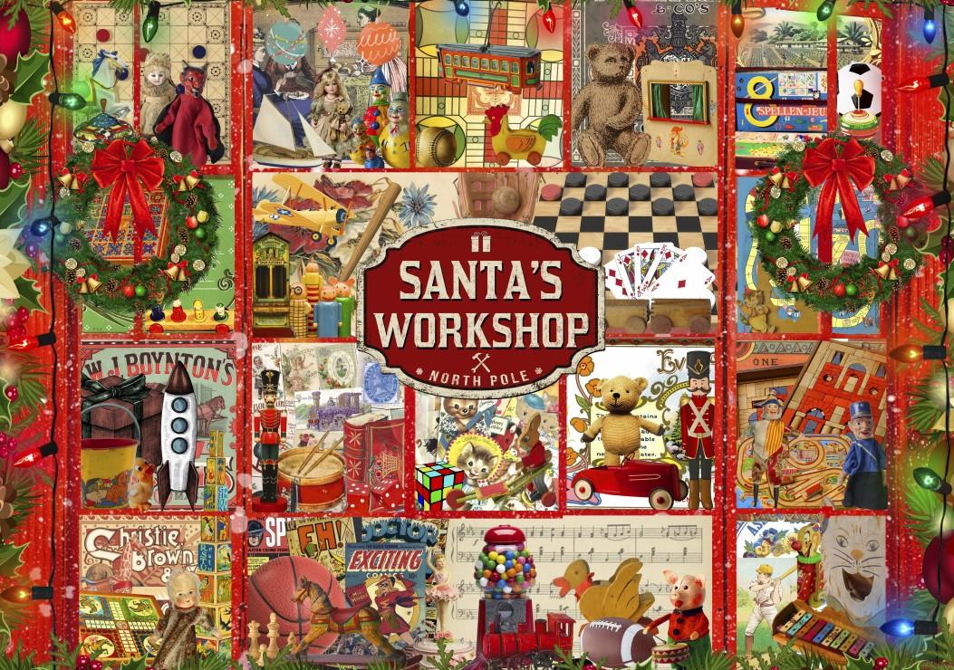 Bluebird Santas Workshop Jigsaw Puzzle (2000 Pieces)