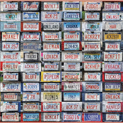 Galison Nantucket License Plates Jigsaw Puzzle (1000 Pieces)