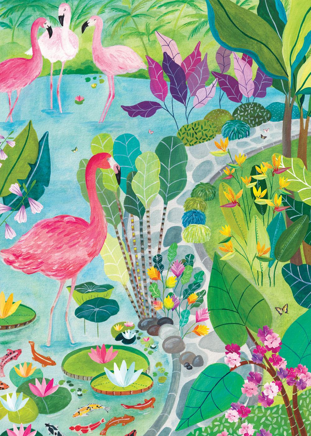Pieces & Peace Balade Tropicale Jigsaw Puzzle (500 Pieces)