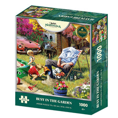 Busy In The Garden Jigsaw Puzzle (1000 Pieces)