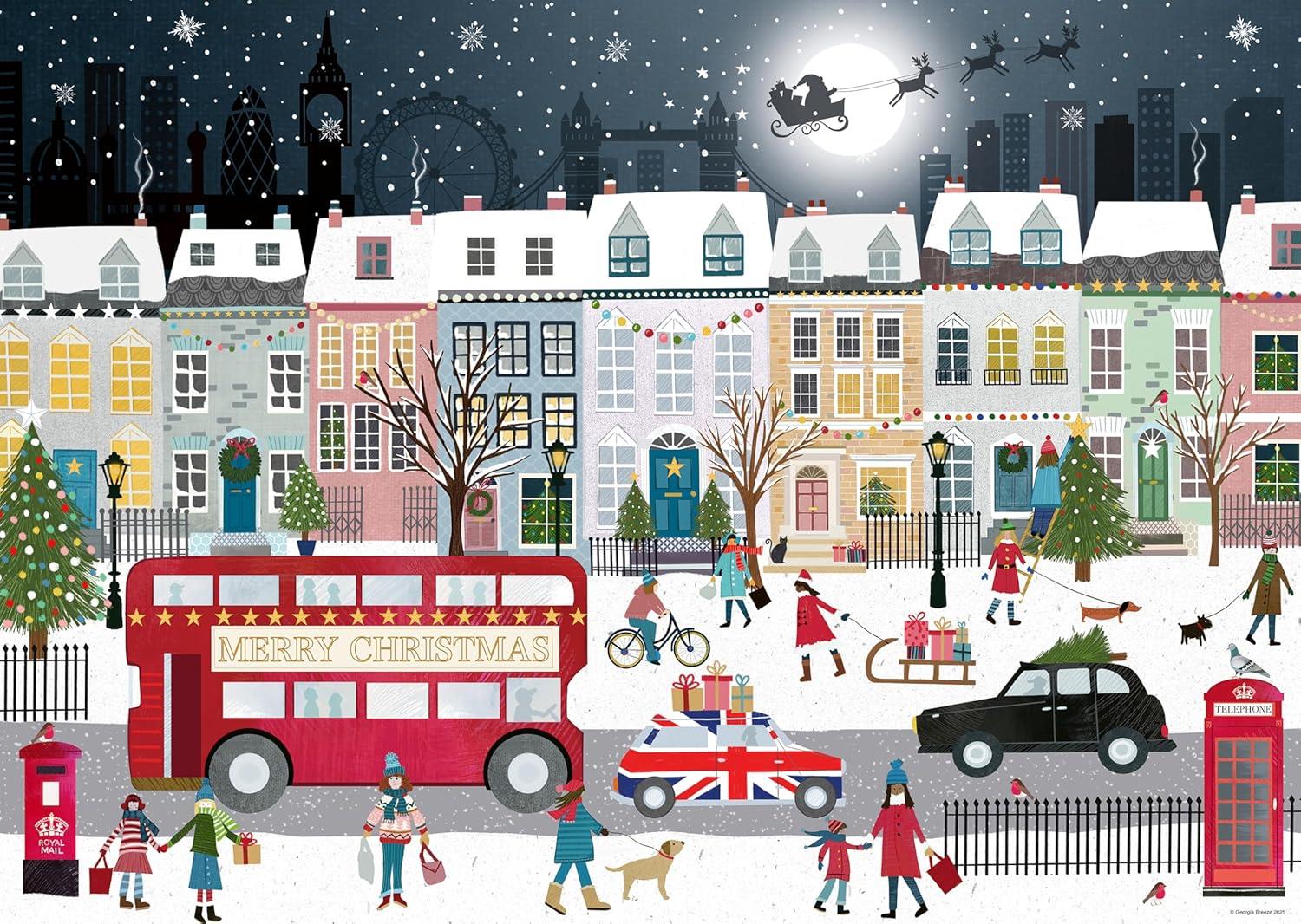Ravensburger London's Christmas Spirit Jigsaw Puzzle (1000 Pieces)