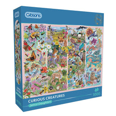 Gibsons Curious Creatures Jigsaw Puzzle (1000 Pieces)