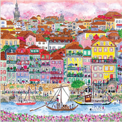 Galison Colors of Porto, Michael Storrings Jigsaw Puzzle (500 Pieces)