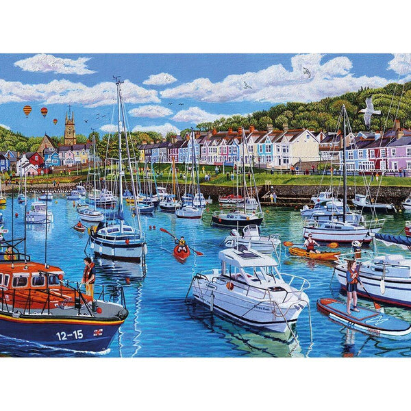 Gibsons Aberaeron, Cardigan Bay Jigsaw Puzzle (1000 Pieces)