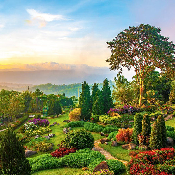 Alipson Jardin Sur La Colline - Garden on the Hill Jigsaw Puzzle (1000 Pieces)