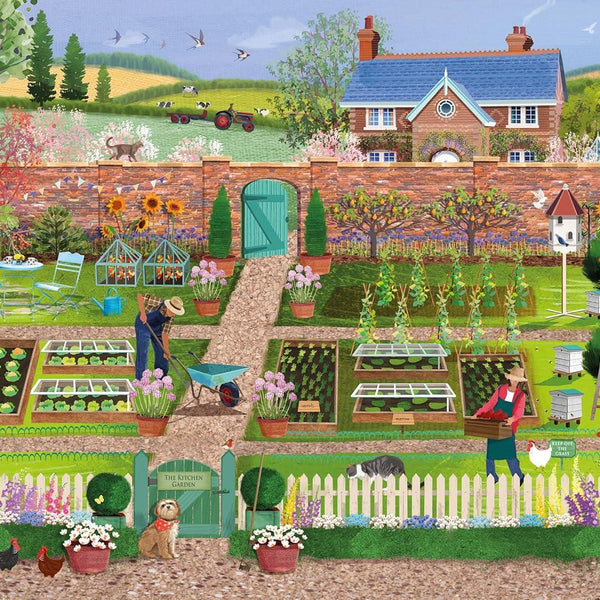 Otter House The Kitchen Garden Jigsaw Puzzle (1000 Pieces)