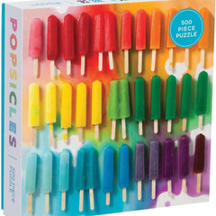 Galison Rainbow Popsicles Jigsaw Puzzle (500 Pieces)