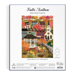 Galison Joy Laforme Falls Hollow Jigsaw Puzzle (1000 Pieces)