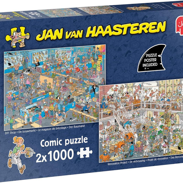 Jan Van Haasteren How Not to DIY Jigsaw Puzzles (2 x 1000 Pieces)