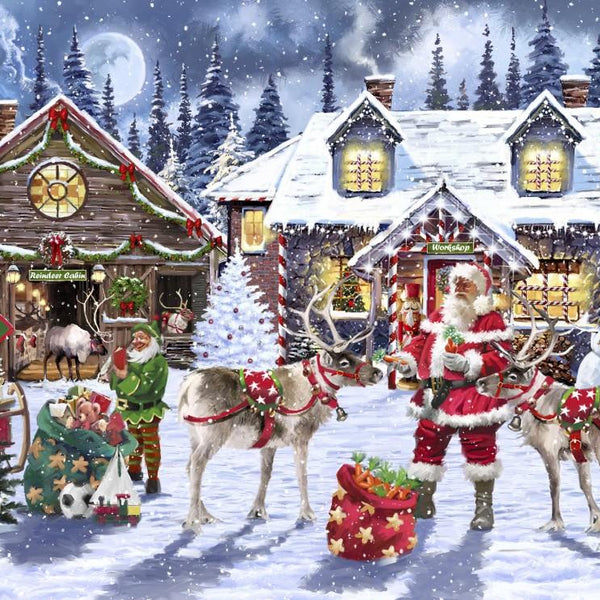 Bluebird Santa's Workshop Jigsaw Puzzle (1500 Pieces)