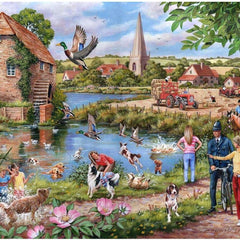 House of Puzzles Doggy Paddle Jigsaw Puzzle (1000 Pieces)