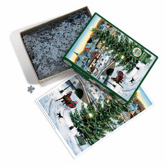 Cobble Hill Village Tree Jigsaw Puzzle (1000 Pieces)