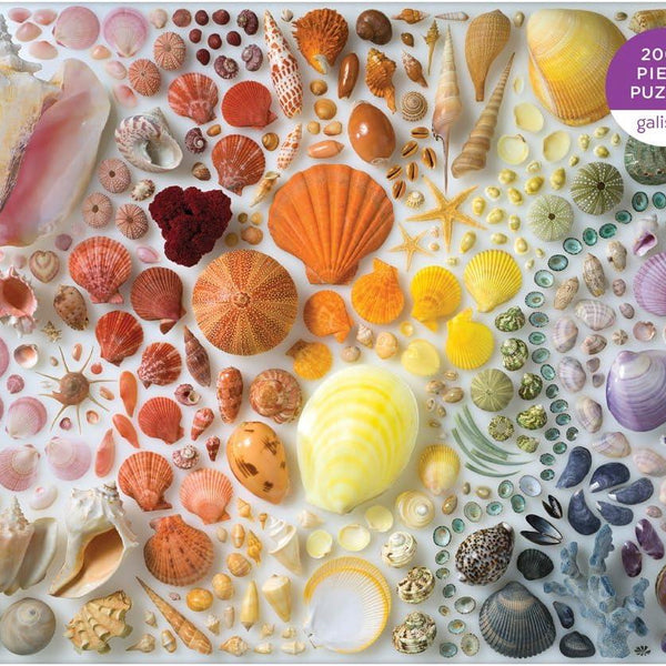 Galison Rainbow Seashells Jigsaw Puzzle (2000 Pieces)