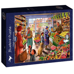 Bluebird Village Greengrocer Jigsaw Puzzle (1000 Pieces)