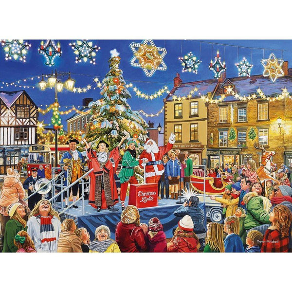 Gibsons Christmas Switch On Jigsaw Puzzle (100 XXL Extra Large Pieces)