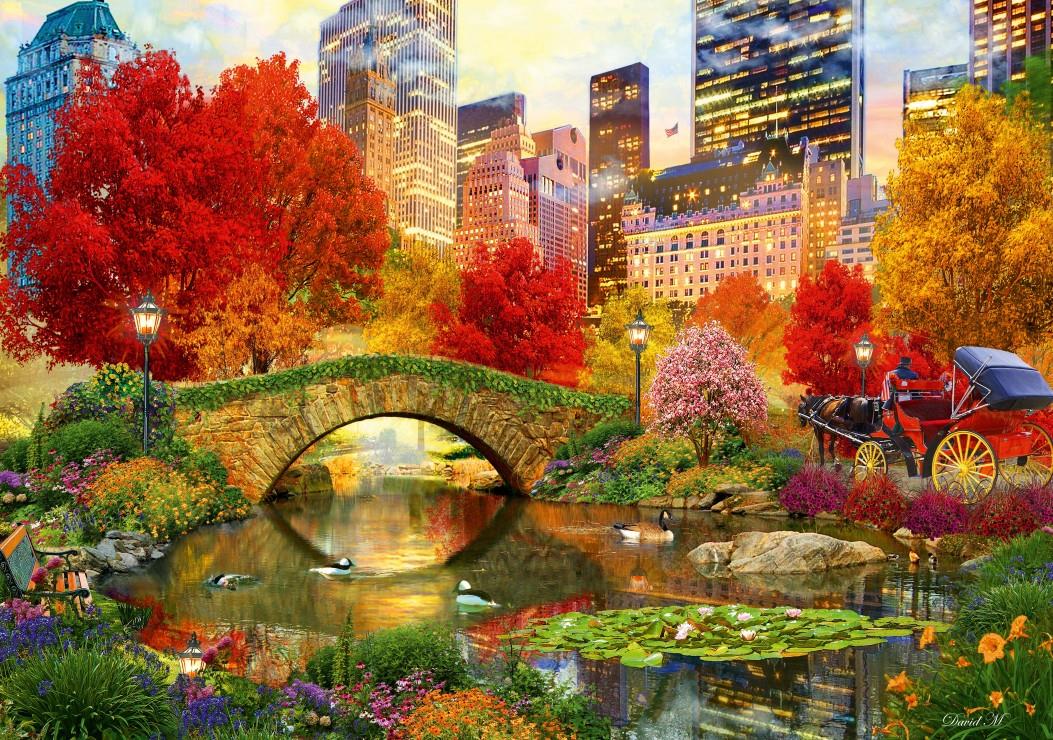 Bluebird Central Park NYC Jigsaw Puzzle (2000 Pieces)