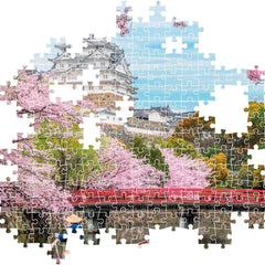 Clementoni Himeji Castle In Spring Jigsaw Puzzle (1000 Pieces)