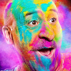 Enjoy Bald Man Laughing Jigsaw Puzzle (1000 Pieces)